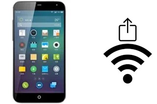 Générer un QR code avec la clé Wifi sur un Meizu MX3