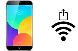 Générer un QR code avec la clé Wifi sur un Meizu MX4