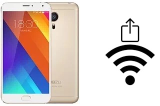 Générer un QR code avec la clé Wifi sur un Meizu MX5