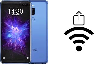 Générer un QR code avec la clé Wifi sur un Meizu Note 8