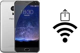 Générer un QR code avec la clé Wifi sur un Meizu PRO 5 mini