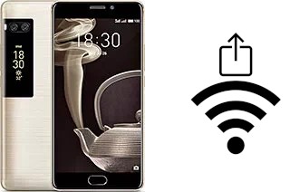 Générer un QR code avec la clé Wifi sur un Meizu Pro 7 Plus