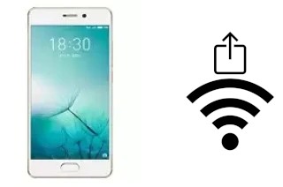 Générer un QR code avec la clé Wifi sur un Meizu Pro 7 Standard Edition