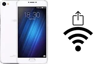 Générer un QR code avec la clé Wifi sur un Meizu U20