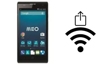 Générer un QR code avec la clé Wifi sur un Meo Smart A40