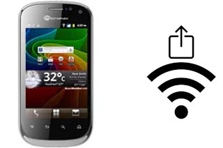 Générer un QR code avec la clé Wifi sur un Micromax A75