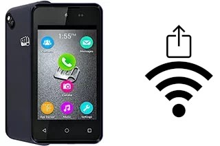 Générer un QR code avec la clé Wifi sur un Micromax Bolt D303