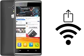 Générer un QR code avec la clé Wifi sur un Micromax Canvas Fire 4G Q411