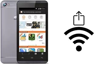 Générer un QR code avec la clé Wifi sur un Micromax Canvas Fire 4 A107