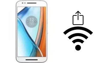 Générer un QR code avec la clé Wifi sur un Moto E3 Power