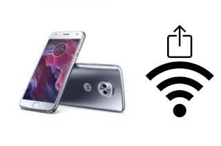 Générer un QR code avec la clé Wifi sur un Moto X4 64GB