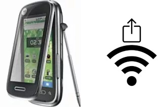 Générer un QR code avec la clé Wifi sur un Motorola XT806