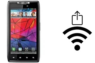 Générer un QR code avec la clé Wifi sur un Motorola RAZR XT910