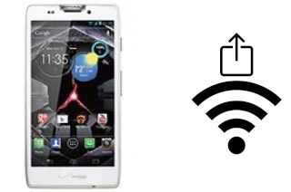 Générer un QR code avec la clé Wifi sur un Motorola DROID RAZR HD