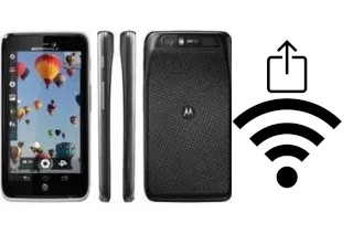 Générer un QR code avec la clé Wifi sur un Motorola ATRIX HD