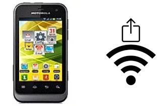 Générer un QR code avec la clé Wifi sur un Motorola Defy Mini XT321