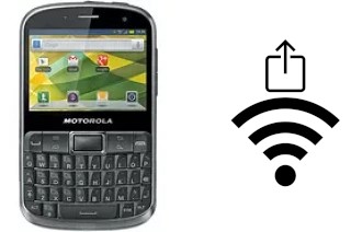 Générer un QR code avec la clé Wifi sur un Motorola Defy Pro XT560