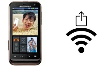 Générer un QR code avec la clé Wifi sur un Motorola DEFY XT535