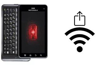 Générer un QR code avec la clé Wifi sur un Motorola DROID 3