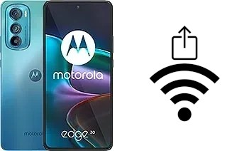 Générer un QR code avec la clé Wifi sur un Motorola Edge 30