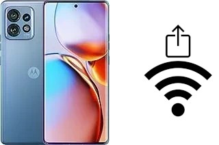 Générer un QR code avec la clé Wifi sur un Motorola Edge 40 Pro