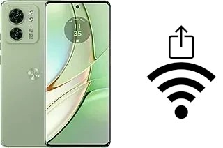 Générer un QR code avec la clé Wifi sur un Motorola Edge 40