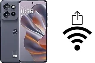 Comment générer un QR code avec le clé de sécurité réseau Wifi sur un Motorola Edge 50 Neo