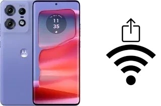 Générer un QR code avec la clé Wifi sur un Motorola Edge 50 Pro