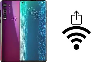 Générer un QR code avec la clé Wifi sur un Motorola Edge