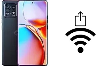 Générer un QR code avec la clé Wifi sur un Motorola Edge+ (2023)