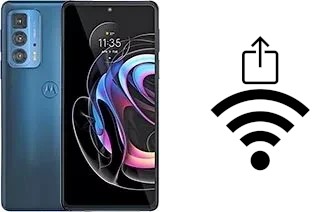 Générer un QR code avec la clé Wifi sur un Motorola Edge 20 Pro