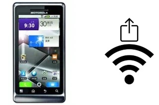 Générer un QR code avec la clé Wifi sur un Motorola MILESTONE 2 ME722