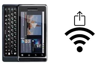 Générer un QR code avec la clé Wifi sur un Motorola MILESTONE 2