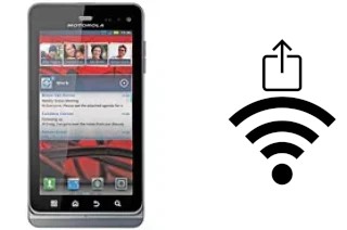 Générer un QR code avec la clé Wifi sur un Motorola MILESTONE 3 XT860