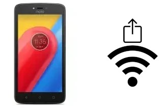 Générer un QR code avec la clé Wifi sur un Motorola Moto C 4G