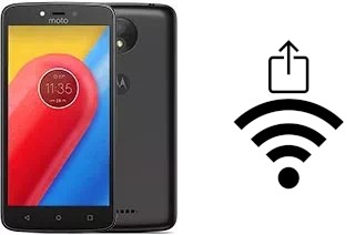 Générer un QR code avec la clé Wifi sur un Motorola Moto C