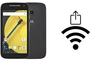 Générer un QR code avec la clé Wifi sur un Motorola Moto E (2nd gen)