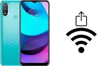 Générer un QR code avec la clé Wifi sur un Motorola Moto E20