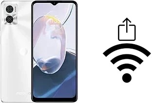 Générer un QR code avec la clé Wifi sur un Motorola Moto E22i