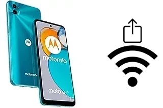 Générer un QR code avec la clé Wifi sur un Motorola Moto E22s