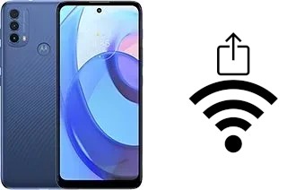 Générer un QR code avec la clé Wifi sur un Motorola Moto E30