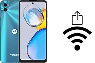 Générer un QR code avec la clé Wifi sur un Motorola Moto E32 (India)