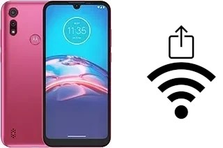 Générer un QR code avec la clé Wifi sur un Motorola Moto E6i