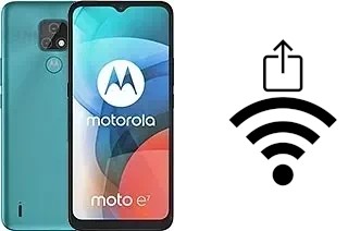 Générer un QR code avec la clé Wifi sur un Motorola Moto E7