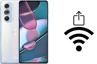 Générer un QR code avec la clé Wifi sur un Motorola Edge X30