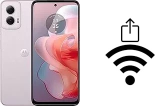 Générer un QR code avec la clé Wifi sur un Motorola Moto G Power (2024)