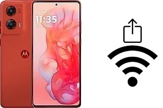 Comment générer un QR code avec le clé de sécurité réseau Wifi sur un Motorola Moto G Stylus 5G (2024)