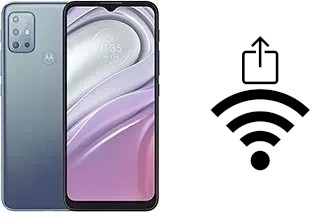 Générer un QR code avec la clé Wifi sur un Motorola Moto G20