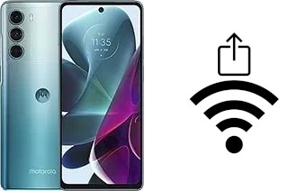 Générer un QR code avec la clé Wifi sur un Motorola Moto G200 5G