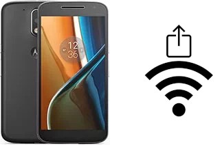 Générer un QR code avec la clé Wifi sur un Motorola Moto G4